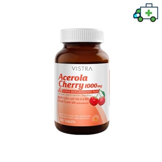 VISTRA Acerola Cherry 1000 mg. (100 Tablets) 145g. [PF]