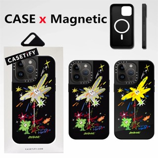 CASETIFY เคสโทรศัพท์มือถือแบบแข็ง กันกระแทก พร้อมกระจกแม่เหล็ก คุณภาพสูง สําหรับ iPhone 14 Pro Max 12 13 Pro Max