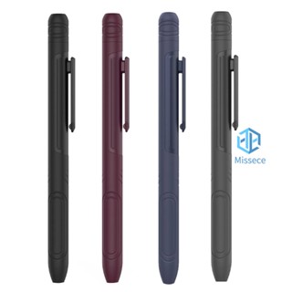 เคสดินสอ ซิลิโคนนิ่ม กันลื่น ใส่สบาย สีสันสดใส สําหรับ Apple Pencil 1