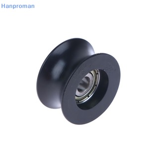 Hanproman&gt; ลูกรอกยางไนล่อน พลาสติก เส้นผ่าศูนย์กลาง 14 มม. 5*26*13 สีดํา