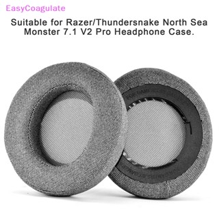 แผ่นครอบหูฟัง แบบเปลี่ยน สําหรับ Razer Thundersnake North Sea Monster 7.1 V2 Pro 1 คู่