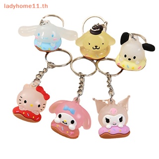 SANRIO Onelady พวงกุญแจ จี้ตุ๊กตาแมว KT ยางนิ่ม สร้างสรรค์ สําหรับห้อยกระเป๋า รถยนต์ ของขวัญวันเกิด