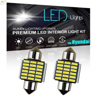 Festoon หลอดไฟ LED 18SMD 12V 4WD 31 มม. 30 มม. สําหรับติดภายในรถยนต์ 2 ชิ้น