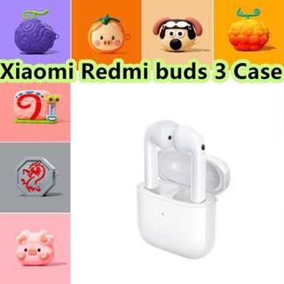 【Case Home】เคสหูฟัง แบบนิ่ม ลายการ์ตูน สําหรับ Xiaomi Redmi buds 3 buds 3