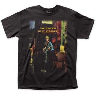 เสื้อยืด พิมพ์ลาย David Bowie Ziggy Stardust and the Spiders from Mars สําหรับผู้ชาย