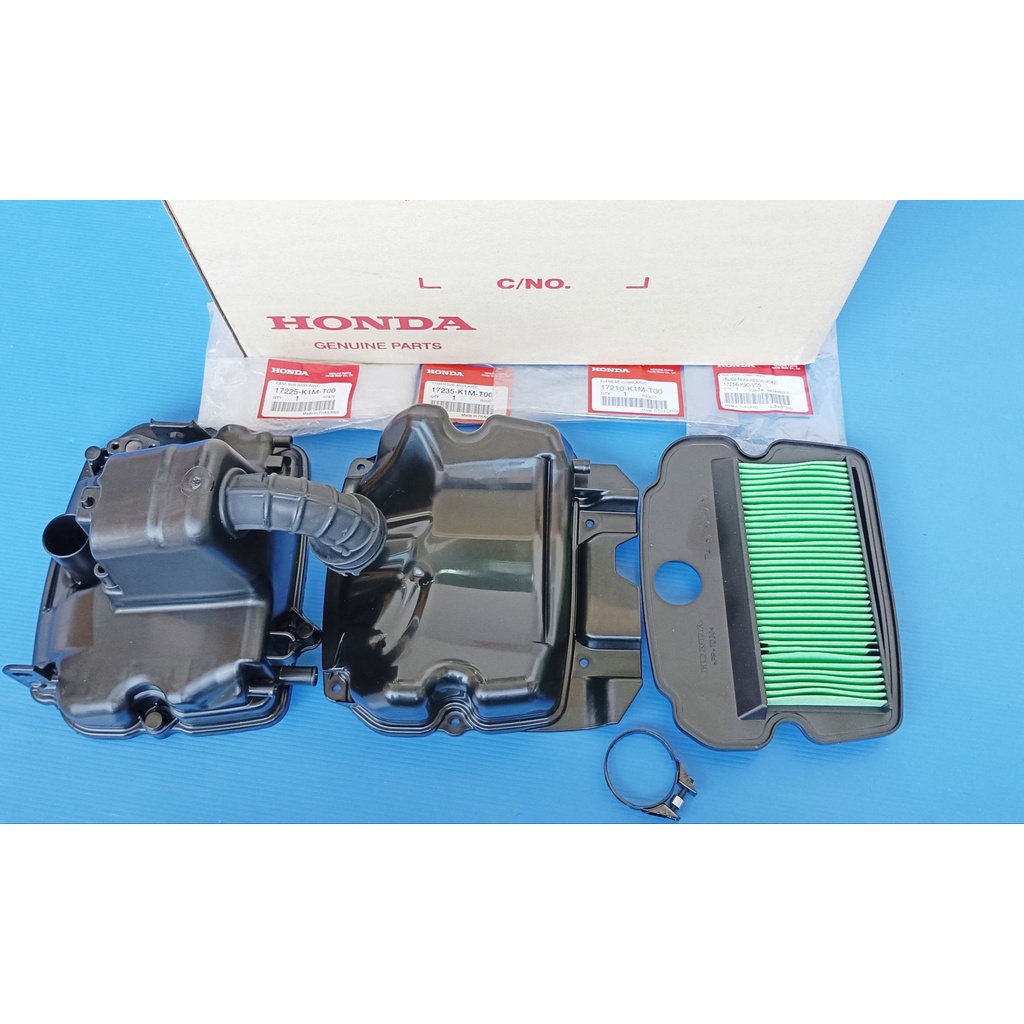 17225-K1M-T00/17210-K1M-ชุดหม้อกรองอากาศแท้HONDA wave110iปี2021-2023,Super cub ปี2021-2023อะไหล่แท้ศ