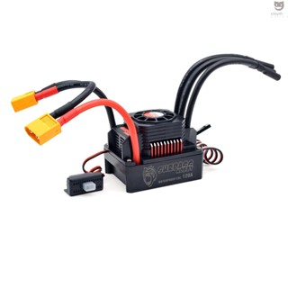 Ctoy 120A ESC พร้อมปลั๊ก BEC XT60 3-6S Lipo กันน้ํา ESC สําหรับรถไต่หินบังคับ 1/8