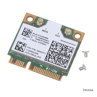 Iwo การ์ด WLAN ไร้สาย 6235ANHMW Half Mini Pci-e Wifi สําหรับ M73Z M92 M92P