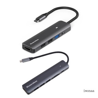 Iwo Blueendless ฮับเชื่อมต่อ Type-C USB3 0 2 0 PD100W SD TF