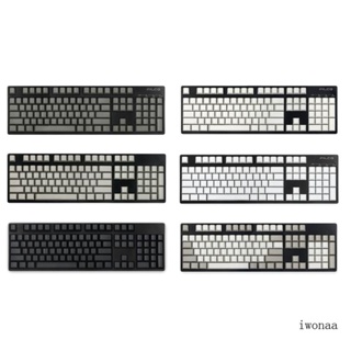 Iwo PBT ปุ่มกดคีย์บอร์ด 120 คีย์ สําหรับ MX Switch Non-Engraving