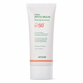 Jayjun Okra Phyto Mucin Tone-Up Suncream ครีมกันแดด 100 มล. เกาหลี k ความงาม ดูแลผิว กันแดด