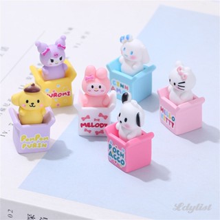 ღ Sanrio Micro-landscape Resin Doll Diy Cream Glue Multi-purpose Patch Micro Landscape Ornament Desktop Decoration Girl Children&amp;#39;s Toy Gift