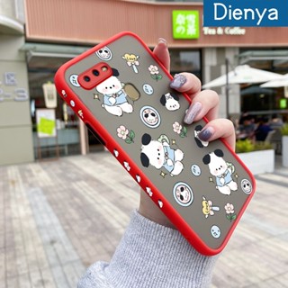 เคสโทรศัพท์ซิลิโคนใส แบบนิ่ม ลายดอกไม้ และหมี ขอบสี่เหลี่ยม กันกระแทก สําหรับ OPPO A12 A12s A5s A7 A11K