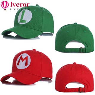LVEROR หมวกเบสบอลคอสเพลย์ อนิเมะ Mario Brothers