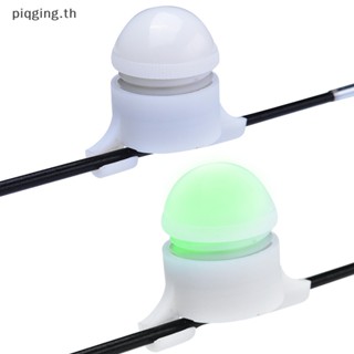 Piqging ไฟสัญญาณเตือนปลากินเบ็ด LED อุปกรณ์เสริม สําหรับตกปลากลางคืน