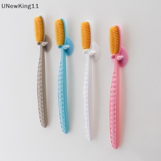 Unewking แปรงสีฟันหัวใหญ่ แบบแมนนวล ทําความสะอาดช่องปาก สําหรับผู้ใหญ่ 1 ชิ้น