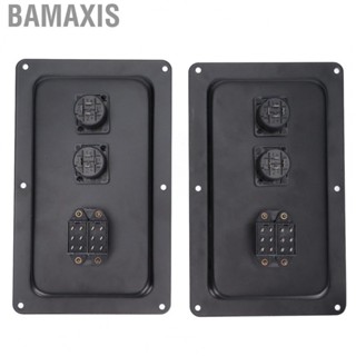 Bamaxis Audio Junction Box  Easy Installation Professional Iron Durable Wiring Back Panel for Stage Speaker 725 715