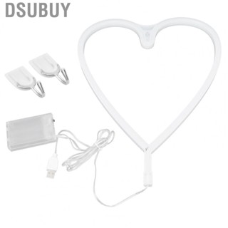 Dsubuy Neon Light Love USB Or  Powered Night for Bedroom Bar Decoration