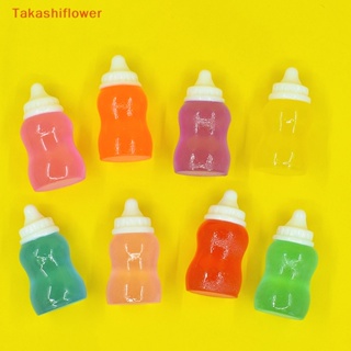 (Takashiflower) ขวดนมเรืองแสงในที่มืด ขนาดเล็ก สําหรับตกแต่งบ้านตุ๊กตา 10 ชิ้น