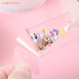 Magicalhour^^ เทปนาโน อเนกประสงค์ พร้อมหลอดดูด และลูกปัด สําหรับเป่าฟองสบู่ DIY