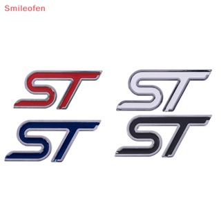 [Smileofen] ใหม่ สติกเกอร์โลโก้ ST 3D สําหรับติดตกแต่งรถยนต์