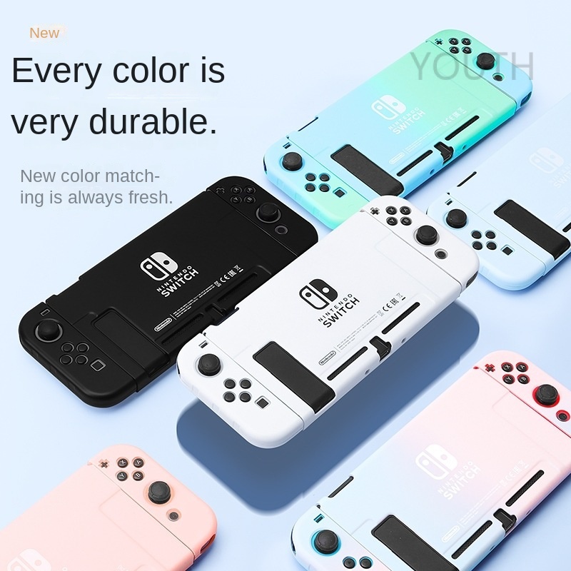 12·12Nintendo Switch/oled เคสแข็งป้องกันสลับจับเกราะป้องกัน NS oled ปกแข็งผิวสีที่เป็นมิตรอุปกรณ์เสริมน่ารัก