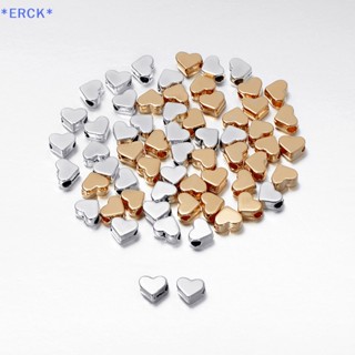 Erck&gt; ลูกปัด รูปหัวใจ ขนาดเล็ก 6x6 มม. 30 ชิ้น สําหรับทําเครื่องประดับ DIY