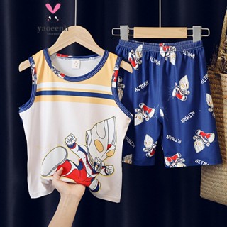 【YAOEENH】พร้อมส่ง ชุดนอนแขนกุด ทรงหลวม แบบบาง แฟชั่นฤดูร้อน …