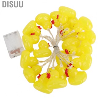 Disuu String Lights   Powered Yellow Duck DIY Flexible 3 Meter Warm Light for Christmas