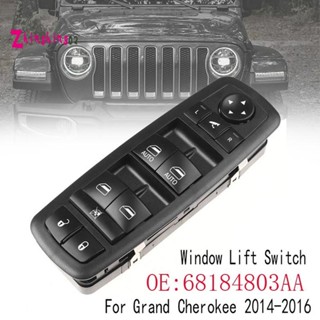 ใหม่ สวิตช์หน้าต่างประตูหน้ารถยนต์ สําหรับ Jeep CHRYSLER Grand Cherokee 2014-2016 68184803Aa