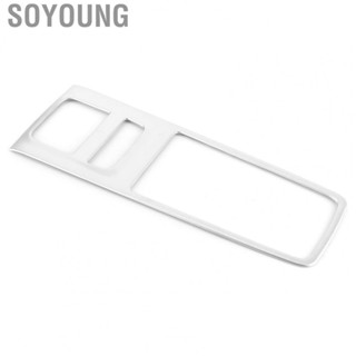 Soyoung ABS Silver Car Inner Console Gear Shift Box Panel Cover Fit for Harrier Venza XU80 2020‑2021