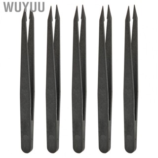 Wuyuu 10pcs  Static Tweezer Plastic Material For Electronics Laboratory