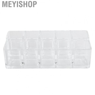 Meyishop Acrylic Lipstick Holder  Organizer Mellow Edge Transparent with Women for Brushes Bottles