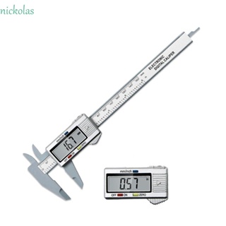 NICKOLAS ไมโครมิเตอร์ คาลิปเปอร์ ดิจิทัล อิเล็กทรอนิกส์ สเตนเลส 0-150 มม. สําหรับงานไม้