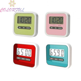 【COLORFUL】Kitchen Timer Cooking Alarm Cooking Tools Durable Lazy Timer Kitchen Tools