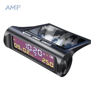 ⚡READYSTOCK⚡AN01 TPMS Look-Solar Car Digital Clock With Date In-Car Temperature Display