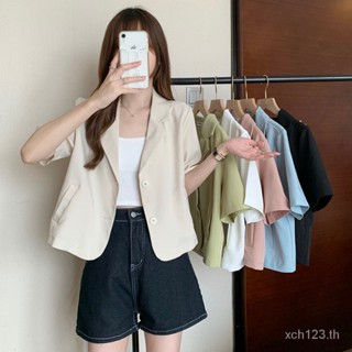 [พร้อมส่ง] เสื้อคาร์ดิแกน แขนสั้น ทรงหลวม สไตล์ใหม่ เหมาะกับฤดูร้อน สําหรับผู้หญิง 2023 JVIT