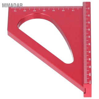 MMADAR โครงร่าง Miter Gauge อลูมิเนียมอัลลอยด์ 45 90 องศา เครื่องมือวัด Scribing สำหรับงานไม้