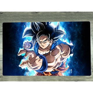 แผ่นรองเมาส์ ลาย Dragon Ball Son Goku YuGiOh Playmat Trading Card Game Mat TCG CCG สําหรับเล่นเกมกระดาน