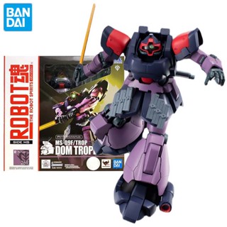 Bandai Genuine Gundam Model Garage Kit Robot Spirits Series 1/144 MS-09F/TROP Anime Action Figure Toys for Boys Collectible Toy