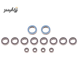 ชุดตลับลูกปืนยางซีล แบบเปลี่ยน สําหรับอัพเกรดรถไต่หินบังคับ Tamiya T3-01 T301 1/8 14 ชิ้น