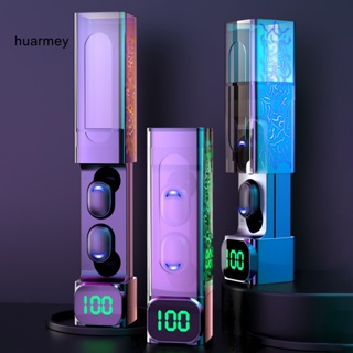 Huarmey หูฟังไร้สาย E50 HiFi ABS บลูทูธ 5.1 สําหรับฟังเพลง 1 คู่