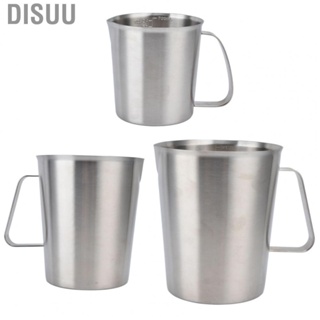 Disuu Measuring Cup Stainless Steel Coffee  Frothing With Scale For Kitchen