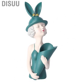 Disuu Sculptures Vases  Girl Vase Sculpture Home Decor Ornament Figures Resin for Office Gift Living Room Cafe Desk