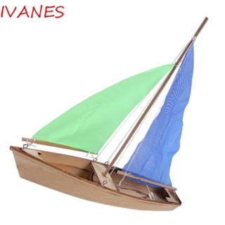 IVANES ของเล่นตัวต่อเรือใบ แฮนด์เมด เสริมการเรียนรู้เด็ก