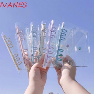 IVANES ผ้าคลุมโน๊ตบุ๊ค PVC แบบนิ่ม กันน้ํา สีชมพู สีฟ้า สีม่วง สําหรับสํานักงาน