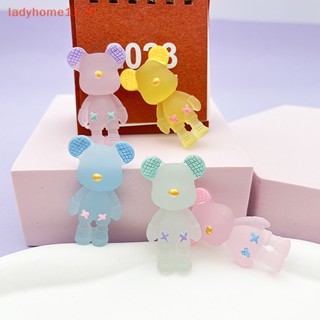 Onelady ตุ๊กตาหมีเรืองแสง DIY สําหรับตกแต่งบ้านตุ๊กตา 10 ชิ้น