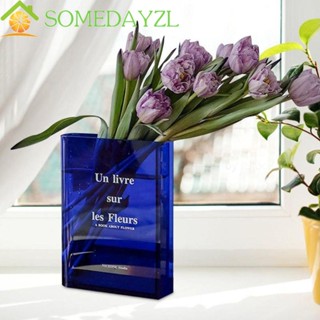 SOMEDAYZL แจกันดอกไม้ แบบใส ไฮโดรโปนิก ABS หนา ทนทาน สําหรับบอนไซ