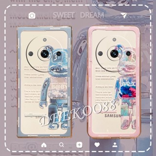 เคสโทรศัพท์มือถือนิ่ม แบบใส ลายการ์ตูนหมีน่ารัก สําหรับ Realme 11 Pro+ Plus 5G C53 NFC 4G Realme11 11Pro Realme11Pro+