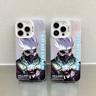 เคสโทรศัพท์มือถือ ลายการ์ตูนนารูโตะ Chidori Kakashi แฟชั่น สําหรับ iPhone 11 12 13 14 Pro Max